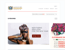 Tablet Screenshot of africanpremier.com